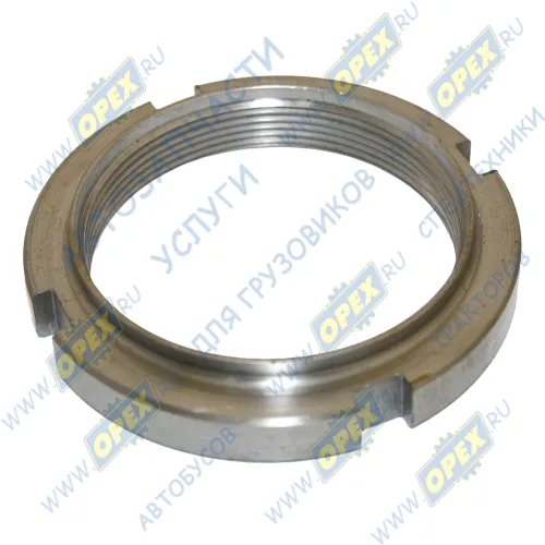 238-1701194 Гайка (круглая) ГОСТ 11871 М76х2 h=17 вторичного вала КПП, упорная ЯМЗ
