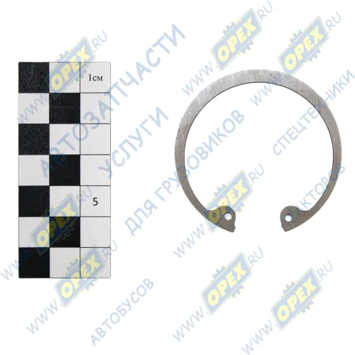 236-1004022-Б Кольцо стопор. внутр. (в отвер.) с ушками ф54х48х1,5 поршневого пальца ЯМЗ ЯМЗ