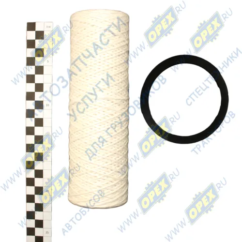 201-1105540-А2 Элемент ФГОТ фильтрующий очистки топлива ф58 L=195 (дв.ЯМЗ-236,238,240); х/б пряжа ЯМЗ1