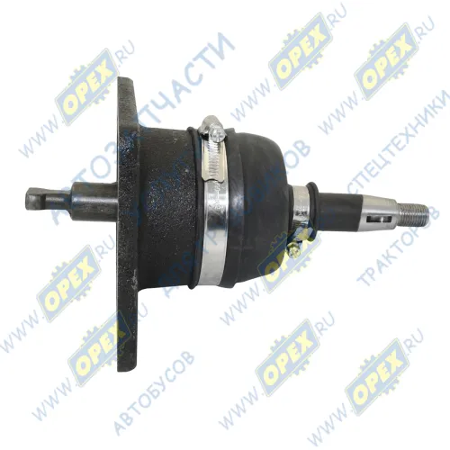 238Б-1702114 Опора рычага переключения передач 150х125 с наконечником L=220 М14х1,5 под шпонку КПП УРАЛ ЯМЗ2