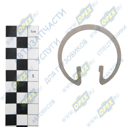 7511.1004022 Кольцо С/И (сталь) 49х56 h=2 , 2 уса внутрь стопорн. поршн. пальца ЯМЗ