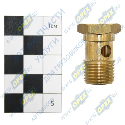 8.9526 Болт-штуцер С/И М16х25х1,5 Р=10 К=19 1 скв.отв ЯМЗ трубки топливной отводящей ТНВД ЯМЗ1