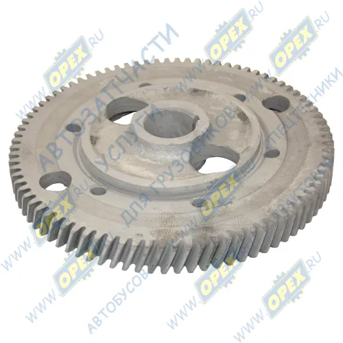 7511.1006214-10 Шестерня распредвала z=84 фвнутр=36,6 посад.отв. ф10, косой зуб под шпонку; Н/О ЯМЗ