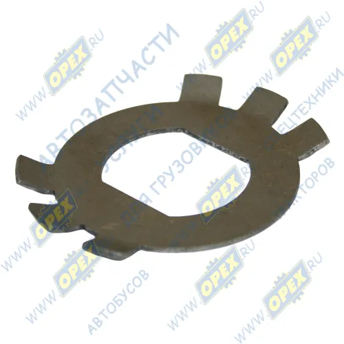 312580-П2 Шайба ф27 замковая гайки распредвала (сталь) ГОСТ11872 ф22х28х46х1 L=59 ЯМЗ