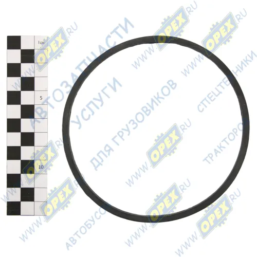 840.1012083-10 Кольцо (РТИ) квадр.сеч. ф125х4,5х4,5-2Б колпака масляного фильтра ЯМЗ