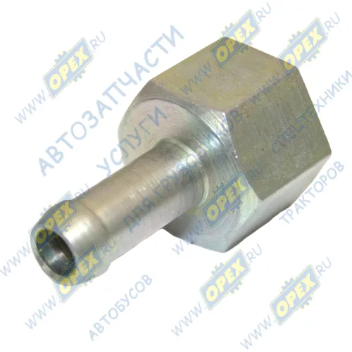 5340.1104380 Фитинг (штуцер) прямой; под шланг ф8/ Рвнутр=М16х1,5; L=34 дв. ЯМЗ ЯМЗ