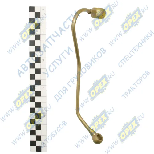 236НЕ-1308754-А Трубка (сталь) ф6; L=320 под штуцер ф10/под штуцер ф14 подводящая ЯМЗ1