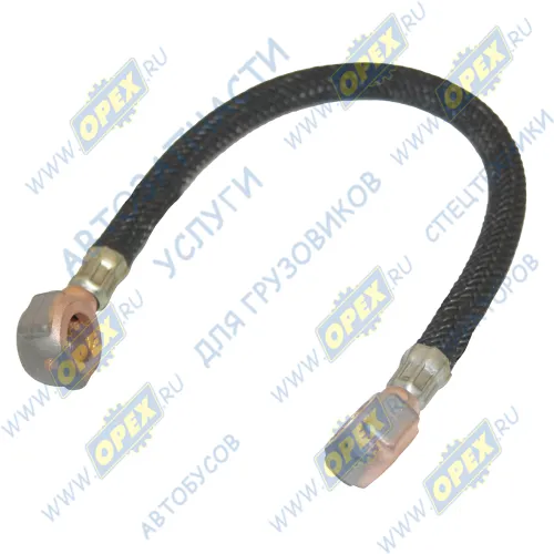 240-1104390-Б Трубка РТИ ф9; под 2 штуцера ф10, топливная отводящая; (L=265) ЯМЗ