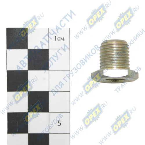 238-1723280 Ввертыш Рнаруж=М14х1,5/Рвнутр=М10х1 L=14 Р=14 К=19 ЯМЗ1