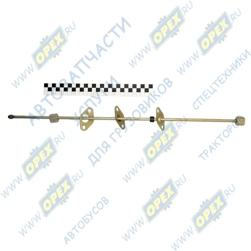 7511.1104308-11 Трубка (сталь) ф7;Г=М14+К19/Г=М14+К19 топливная в сб. с фланцем (общая ГБЦ); L=585 ЯМЗ1