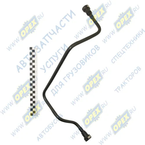 536.1104426 Трубка ПВХ ф12,5 L=780; 2 быстросъемных разъема "мама" ЯМЗ