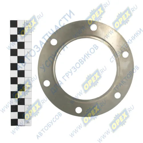 650.1203020 Прокладка заслонки на выхлопе (сталь) ЯМЗ-650 ф86х136х0,2; 6отв.ф9 ЯМЗ