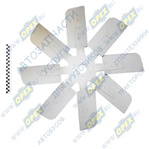 7511.1308012 Крыльчатка вентилятора ф660; 8лоп.; фвнутр=50; 4отв.ф10 ; ширина лоп.=110 ЯМЗ1