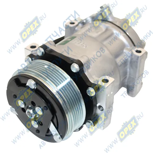 5340.8114010-02 Компрессор шкив ф113 поликлин.ремень; фишка 2 клеммы, ЯМЗ-534 кондиционера (плоская площадка) ЯМЗ