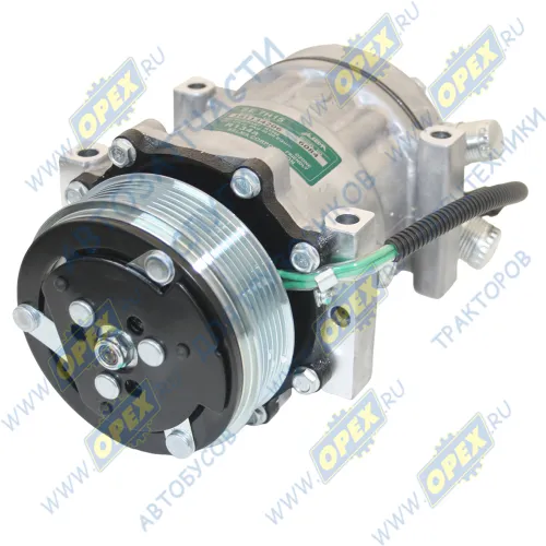 5340.8114010-10 Компрессор шкив ф113 поликлин.ремень; фишка 2 клеммы, ЯМЗ-534 кондиционера (рогатый) ЯМЗ