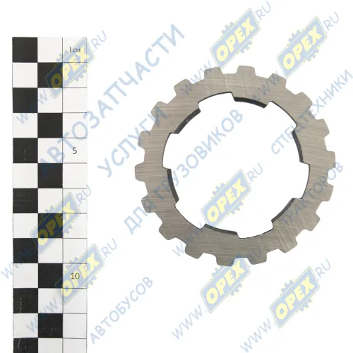 236-1701144-Г Шайба С/И плоская зубчатая ф57х78х7.0 (сталь) КПП упорная 4-й пер.втор.вала ЯМЗ1