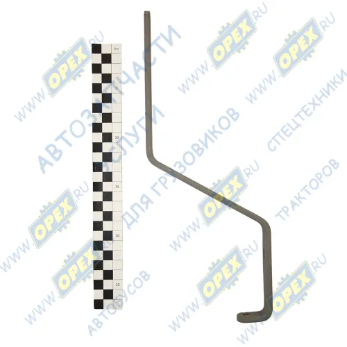 536.1309066-10 Кронштейн крепления кожуха вентилятора левый верхний S-образный L380 ЯМЗ1