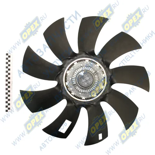 7511.1308010 Вискомуфта вентилятора с крыльчаткой (ф660 мм - 9 лопастей); ЯМЗ 7511.10, 658.10 ЯМЗ2