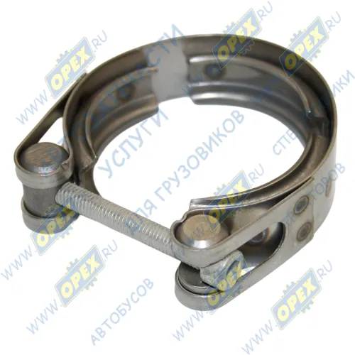 651.1213029 Хомут турбокомпрессора V-образный ф55 (зажим-болт) O55, 3633 0614 055 ЯМЗ-650 ЯМЗ
