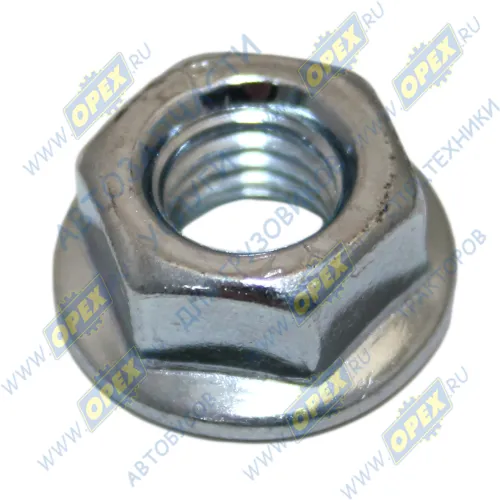 311421 Гайка ГОСТ-8918 М8х1,25 фланцевая; h=9 К=12/13 DIN980 ЯМЗ