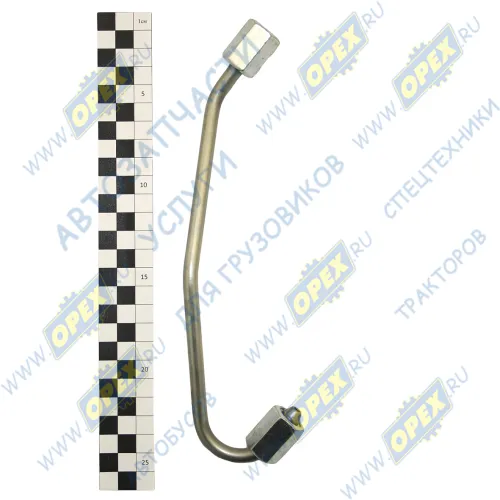 6585.1111670-10 Трубка (сталь) ф8 L=300 Г=М14+К19/Г=М14+К19 ТНВД высокого давления левая ЯМЗ-6585 ЯМЗ1