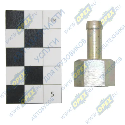 5340.1104380 Фитинг (штуцер) прямой; под шланг ф8/ Рвнутр=М16х1,5; L=34 дв. ЯМЗ ЯМЗ1