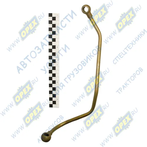 5344.1118220-30 Трубка (латунь) ф10 L=510 под 2 штуцера ф14 подвода масла к ТКР ЯМЗ-5344 ЯМЗ1