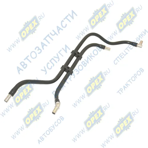 651.1104525 Трубка ПВХ ф15 L=450/750 4xd=13 С/И топливная, сдвоенная; Г=М22+К27 ЯМЗ