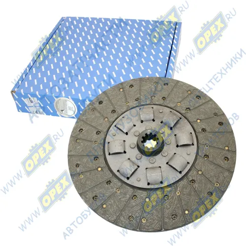 182.1601130 Диск сцепления ф430; шлиц=10; фшлица=42х6, ведомый (лепест.238) ЯМЗ