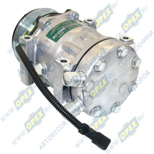 5340.8114010-10 Компрессор шкив ф113 поликлин.ремень; фишка 2 клеммы, ЯМЗ-534 кондиционера (рогатый) ЯМЗ1