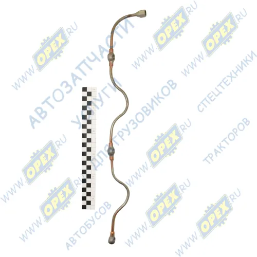 236-1104370-Б Трубка (сталь) ф6; L=560 Г=М12+К14/кругл.шт10+2кругл. ш10 С/И дренаж. форсунок ЯМЗ1