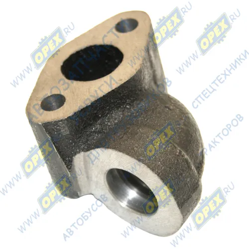 238Б-1011069 Фланец диф. Клапана угловой 65х65х45; 2отв.ф10/2отв.ф20 ЯМЗ