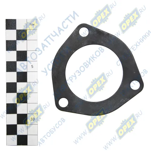 236-1308107-А Фланец треугол. 85х88; фвнутр=54; h=1,5; 3отв.ф9 упорный 305-го подш.(привод вентилят. и ТНВД) ЯМЗ