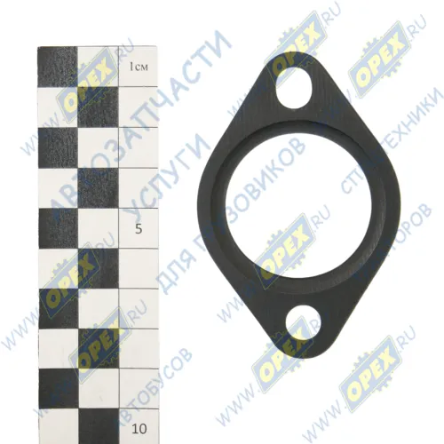 5340.1213027 Прокладка (сталь) ромбич.75х50; фвнутр=35; 2отв.ф18 ЯМЗ