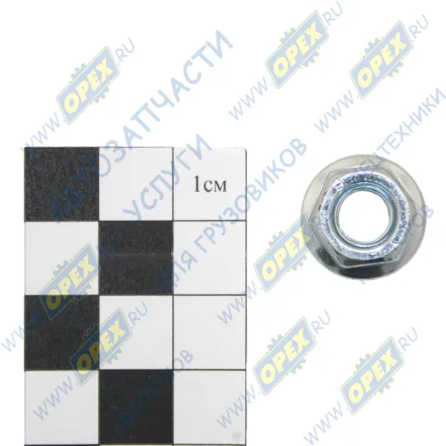 311421 Гайка ГОСТ-8918 М8х1,25 фланцевая; h=9 К=12/13 DIN980 ЯМЗ1