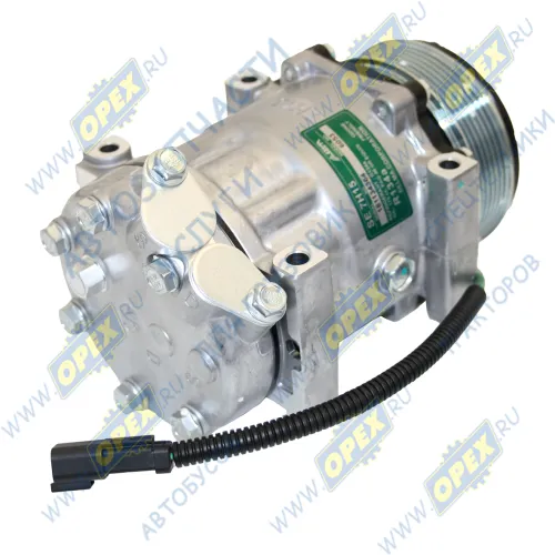 5340.8114010-02 Компрессор шкив ф113 поликлин.ремень; фишка 2 клеммы, ЯМЗ-534 кондиционера (плоская площадка) ЯМЗ1