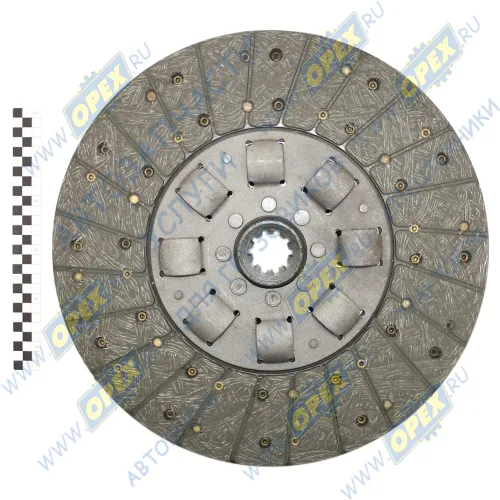 182.1601130 Диск сцепления ф430; шлиц=10; фшлица=42х6, ведомый (лепест.238) ЯМЗ1