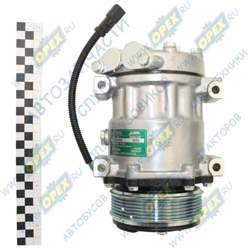 5340.8114010-02 Компрессор шкив ф113 поликлин.ремень; фишка 2 клеммы, ЯМЗ-534 кондиционера (плоская площадка) ЯМЗ2