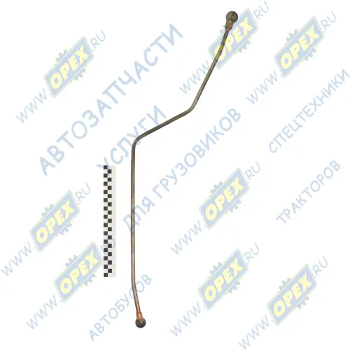 6581.1104426 Трубка ф10; L=860; сталь под штуцер ф14/под штуцер ф16 ТНВД подводящая в сборе ЕВРО-3 ЯМЗ