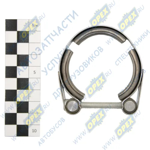 651.1213029 Хомут турбокомпрессора V-образный ф55 (зажим-болт) O55, 3633 0614 055 ЯМЗ-650 ЯМЗ1