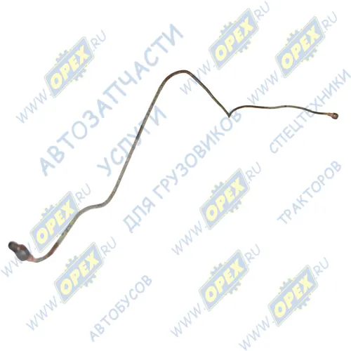 238-1104346-В Трубка (медь) ф6; L=1160 под 2 штуцера ф10+Ш=М10 С/И от форСунок ГБЦ до левой ГБ ЯМЗ