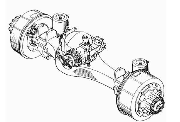 Задний мост Камаза
