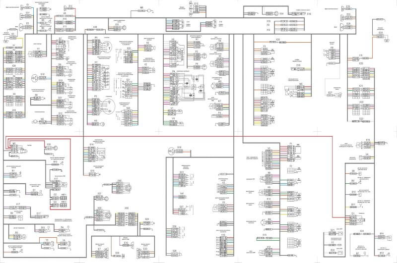 Электросхема Камаз