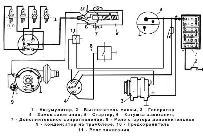 Схема УАЗ-469