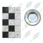 826/00425 Пробка DIN906 3/4"-14PTF (М25х1,75) h=20 К=15 JCB картера заднего моста коническая с магнитом OE ARIES