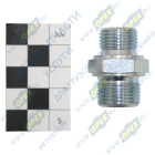 ATD803150 Фитинг Штуцер Рнаруж=М18х1,5/М20х1,5 К=24 L=35 (конус/конус) (конус 60° for RUSSA) [22/24 S22] ATD