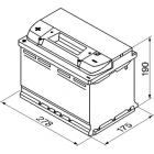 0 092 S40 090 Аккумулятор (АКБ) 1-прямая полярность 75 а/ч 277x175x190; S4 009 (Silver) 680А; S4 / Blue Bosch