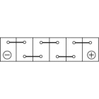 0 092 S60 150 Аккумулятор (АКБ) обратная полярность 105 а/ч 394x175x190; S6 015 (AGM HighTec) 394х175х190; ("+" справа);12V - 105 А/ч 950А; S6 / SS Plus Bosch