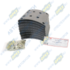 CMP6496 Накладка тормозная (410x223) МАЗ, MAN, Mercedes (к-т) MAN Bus (1970-2020) MAN Bus (1970-2020); (8 накладок,64 закл.) задние CAMPAR