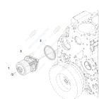 0709 Болт DIN6921 М8х20х1.25 Р=20 К=10 водяного насоса Cummins ISBe; Р=20 К=10 HAFFEN